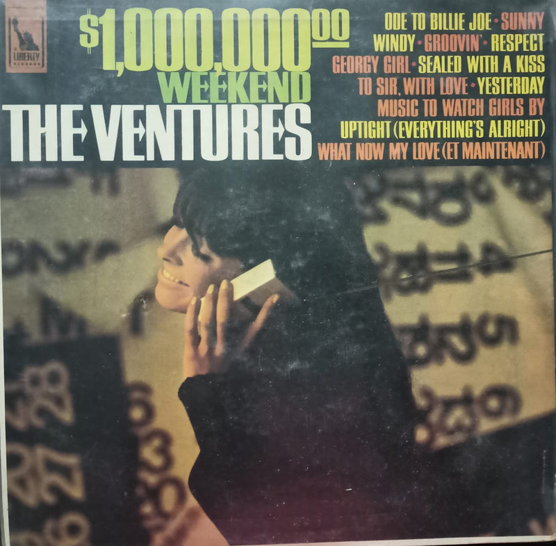 "S1,000,000.00 Weekend The Ventures" 1967 — 1967 LP vinyl record cover