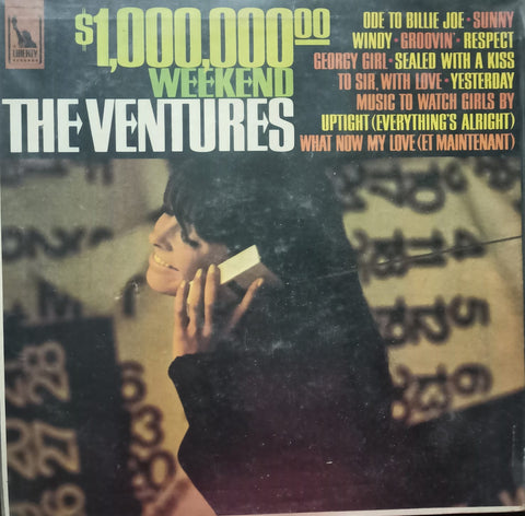 "S1,000,000.00 WEEKEND THE VENTURES" 1967,English vinyl LP