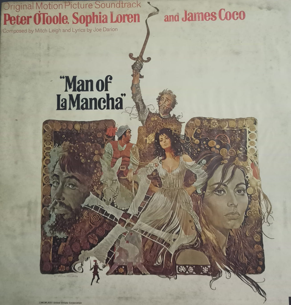 “MAN OF LA MANCHA” 1972, English Vinyl LP – Bollywood Film Vinyl LP
