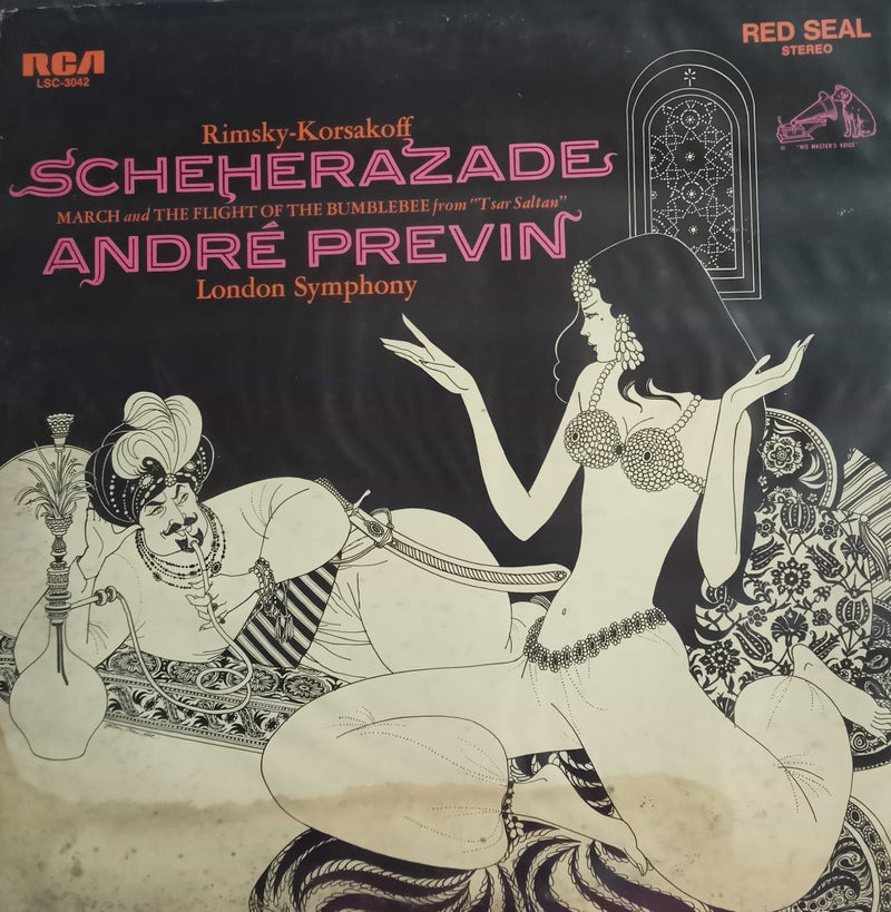Korsakoff SCHEHERAZADE March & the flight of the Bumblebee ANDRE PREVIN” 1968 by “Rimsky — 1968 Bollywood LP vinyl record cover