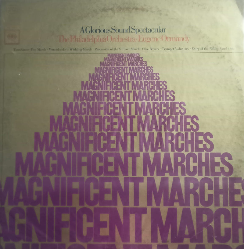“Magnificent Marches” 1966 — 1966 Bollywood LP vinyl record cover