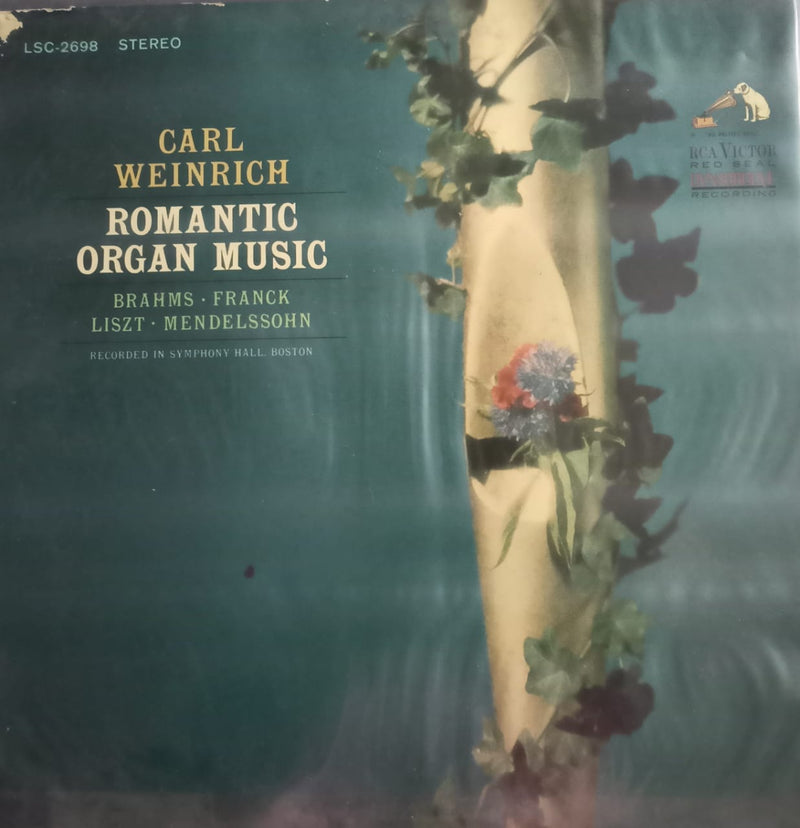 “ROMANTIC ORGAN MUSIC (Carl Weinrich)” 1964 — 1964 Bollywood LP vinyl record cover