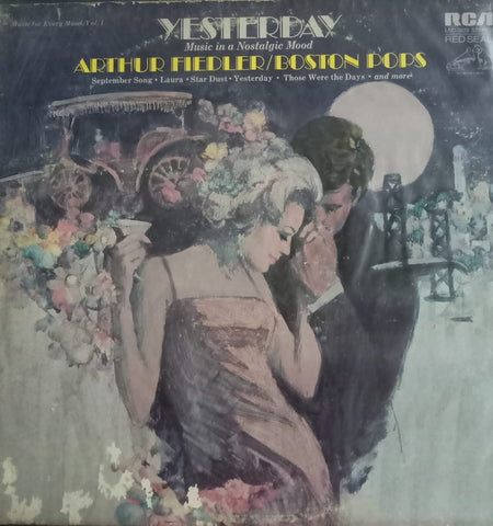 “YESTERDAY - Music in a nostalgic mood”1971 ,English Vinyl LP – Bollywood Film Vinyl LP