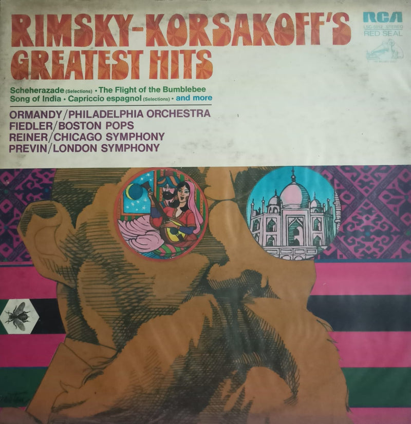Korsakoff’S Greatest Hits” by “Rimsky — Bollywood LP vinyl record cover