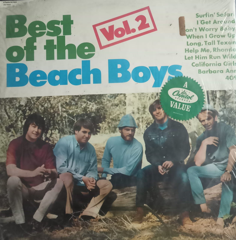 2)” by “Best Of The Beach Boys (Volume — Bollywood LP vinyl record cover