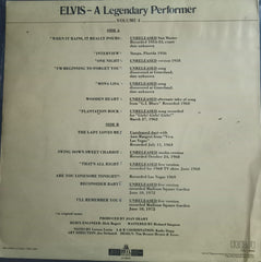 “ELVIS – A LEGENDARY PERFORMER (VOLUME 4)” 1983, English Vinyl LP – Bollywood Film Vinyl LP