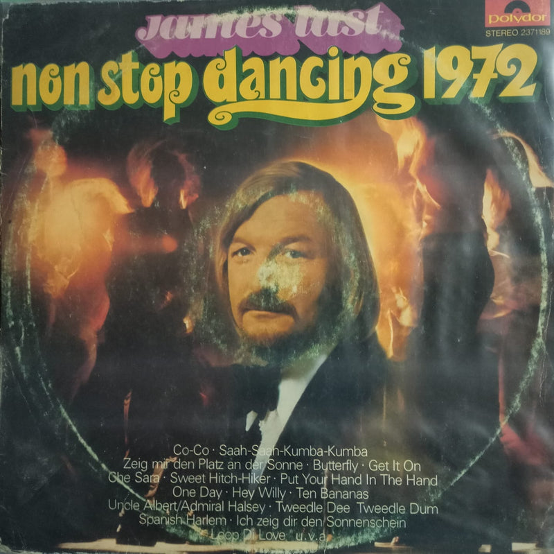 “James Last Non Stop Dancing 1972” — 1972 Bollywood LP vinyl record cover