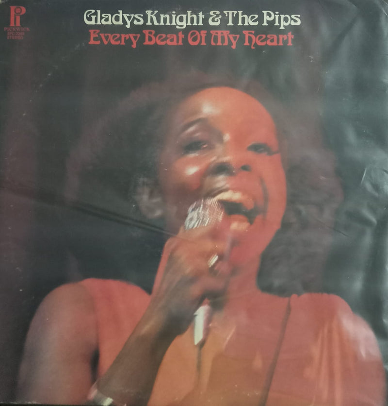 Every Beat Of My Heart”1973 by “Gladys Knight & The Pips — 1973 Bollywood LP vinyl record cover