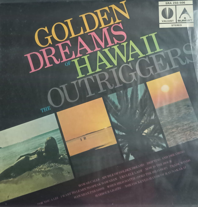 The Outriggers” by “Golden Dreams Of Hawaii — Bollywood LP vinyl record cover