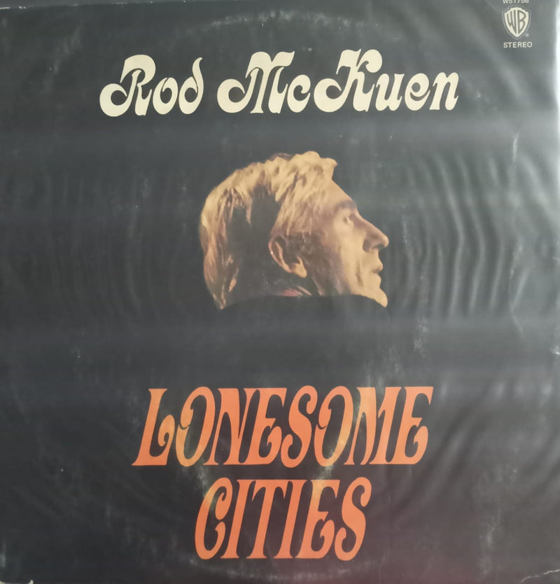 Rod Mckuen”1971 by “Lonesome Cities — 1971 Bollywood LP vinyl record cover