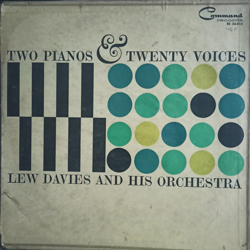 “Two Pianos And Twenty Voices”1960 — 1960 Bollywood LP vinyl record cover