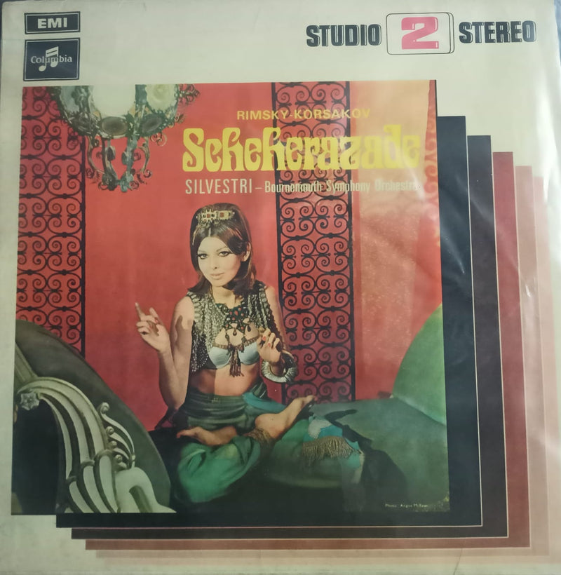 Symphonic suite, (Rimsky by “Scheherazade — Bollywood LP vinyl record cover