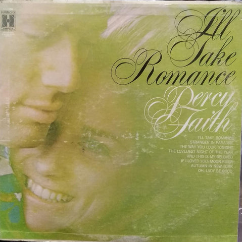 "PERCY FAITH I'LL TAKE ROMANCE" English vinyl LP