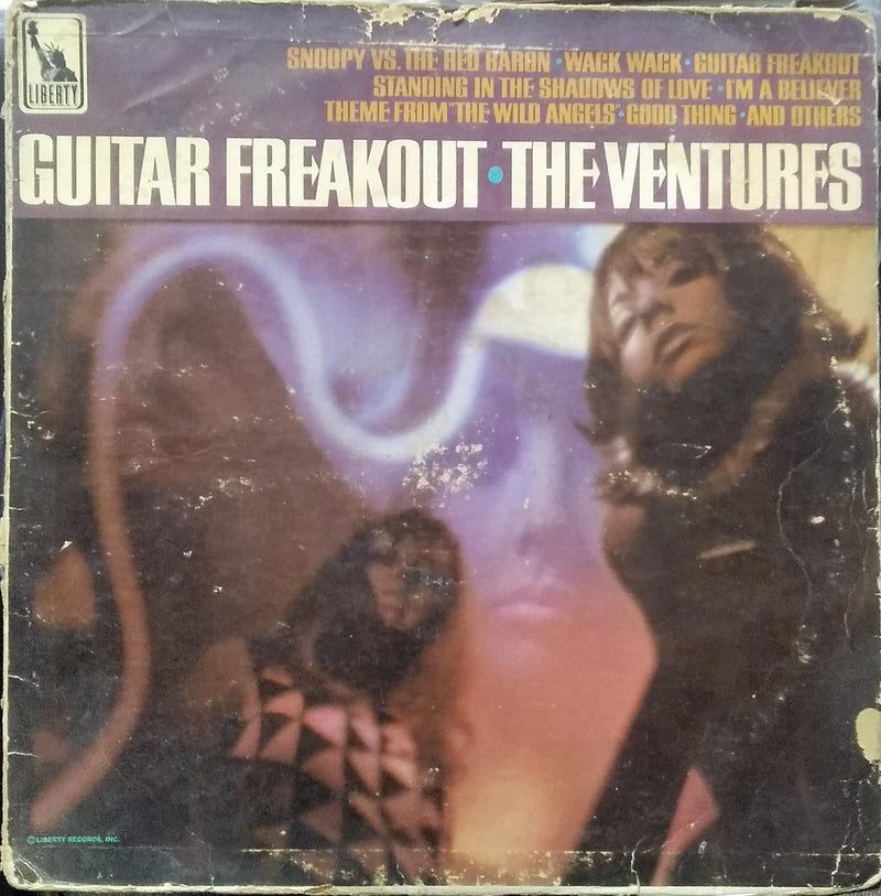 "Guitar Freakout The Ventures" — LP vinyl record cover