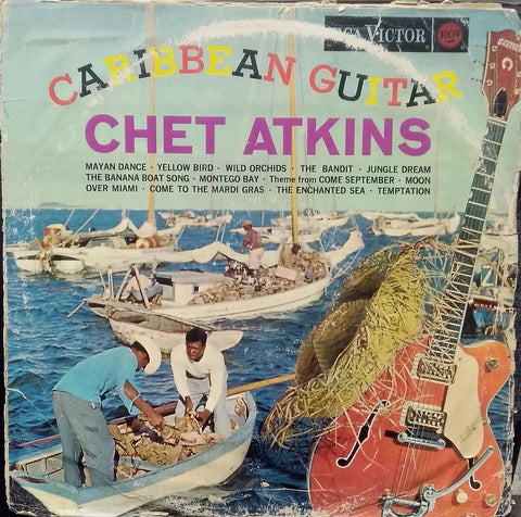 "CARIBBEAN GUITAR CHET ATKINS" English vinyl LP