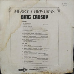 "MERRY CHRISTMAS  BING CROSBY" English vinyl LP