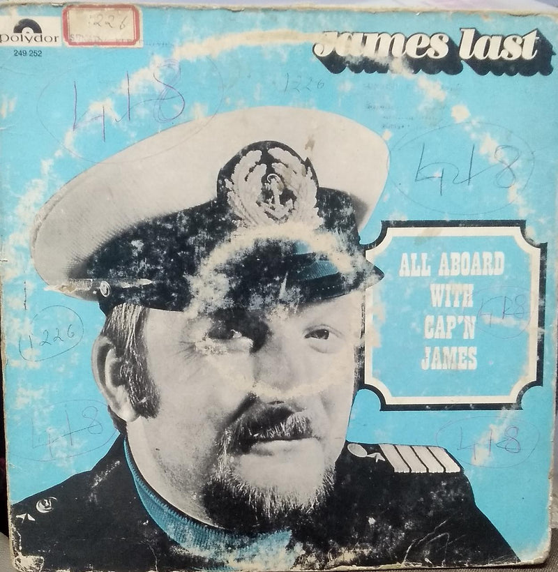"All Aboard With Cap'N James" — LP vinyl record cover