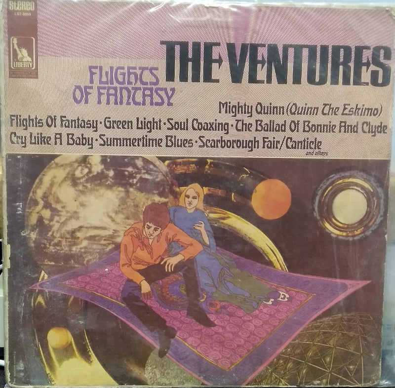 "The Ventures Flights Of Fantasy" — LP vinyl record cover