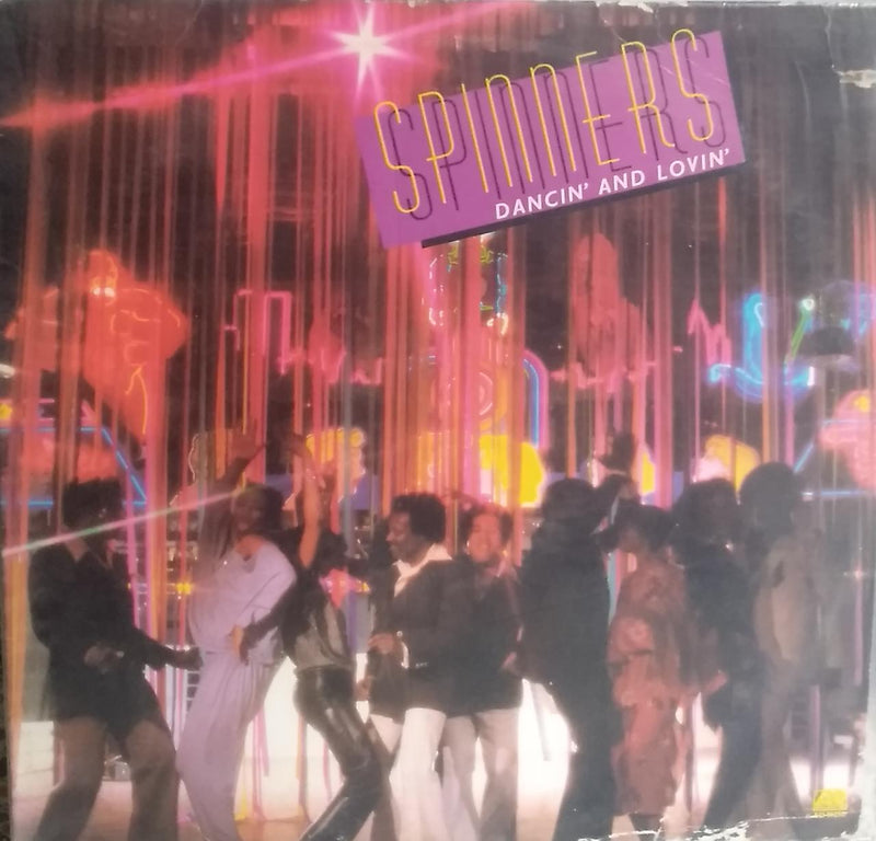 "Spinners Dancin' And Lovin" — LP vinyl record cover