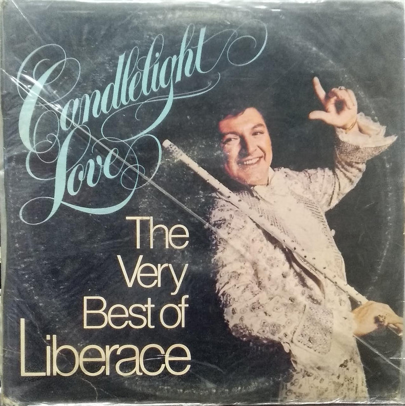"Candlelight Love The Very Best Of Liberace" — LP vinyl record cover