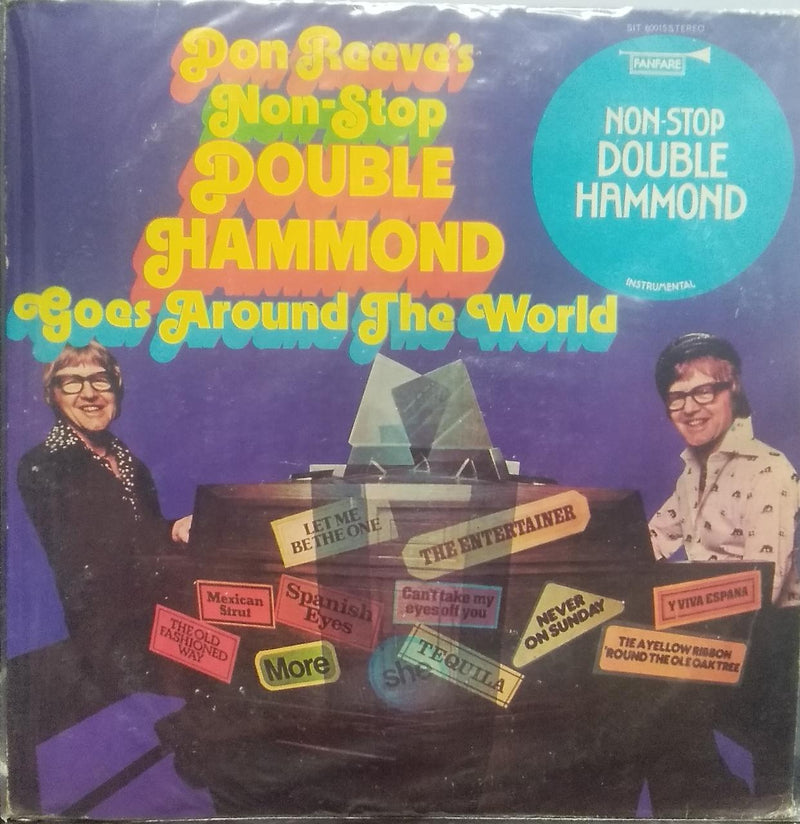 "Non-Stop Double Hammond" — LP vinyl record cover