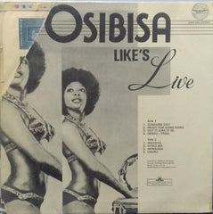 "OSIBISA LIKES LIVE" English vinyl LP