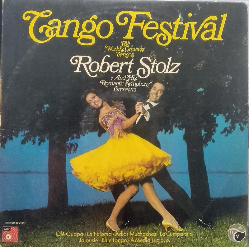 "Tango- Festival Robert Stolz And His Romantic Symphony Orchestra" — LP vinyl record cover