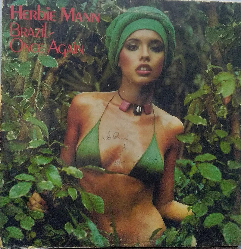 "Herbie Mann Brazil-Once Again" — LP vinyl record cover