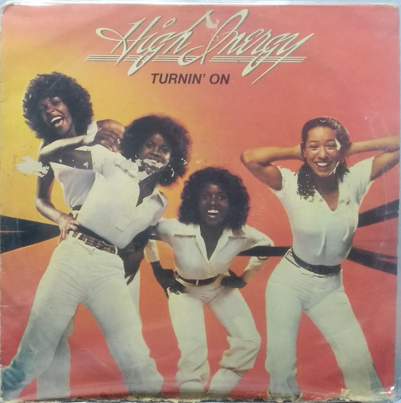 "Turnin On High Energy" — LP vinyl record cover