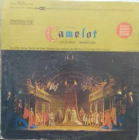 "RICHARD BURTON JULIE ANDREWS CAMELOT" English vinyl LP