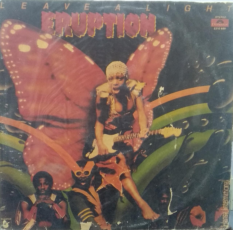 "Eruption Leave A Light" — LP vinyl record cover