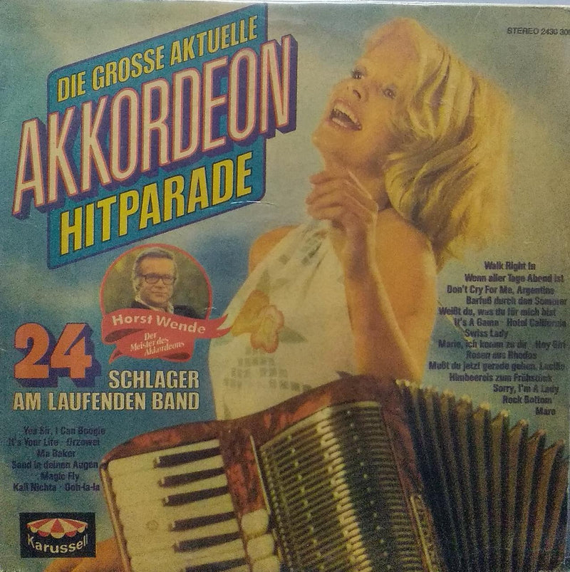 "Die Grosse Aktuelle Akkordeon Hitparade" — LP vinyl record cover