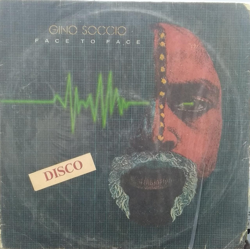 "Gino Soccio Face To Face" — LP vinyl record cover