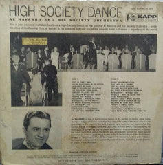 "HIGH SOCIETY DANCE" English vinyl LP