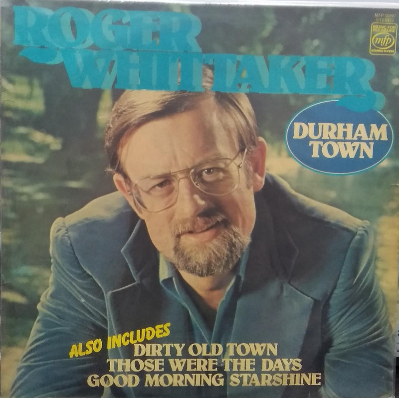 "Roger Whitakar Durham Town" — LP vinyl record cover