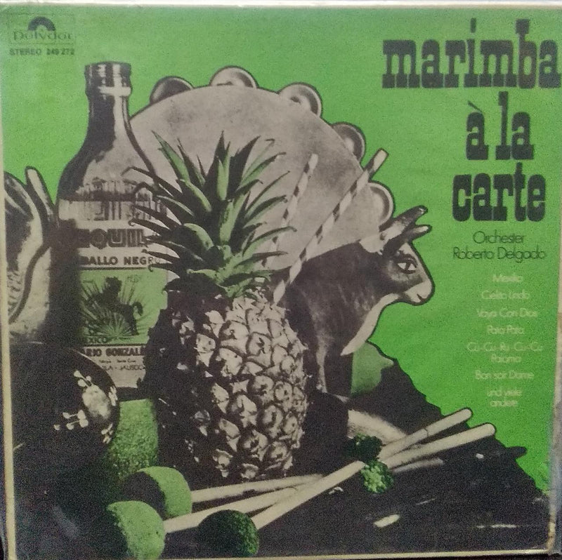 "Marimba Ala Carte" — LP vinyl record cover