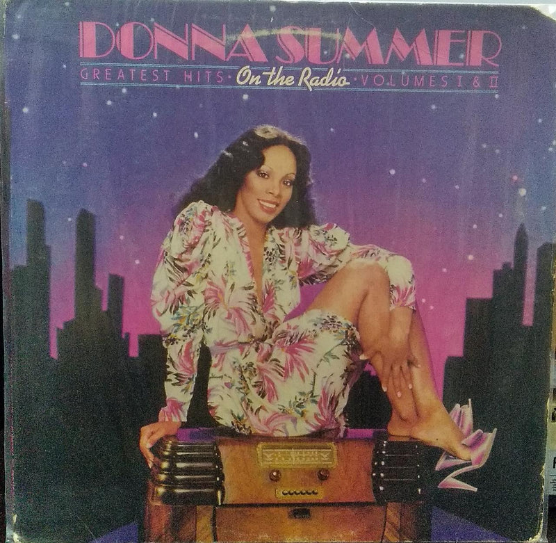 "Donna Summer Greatest Hits On The Radio Volume 1 & 2" — LP vinyl record cover
