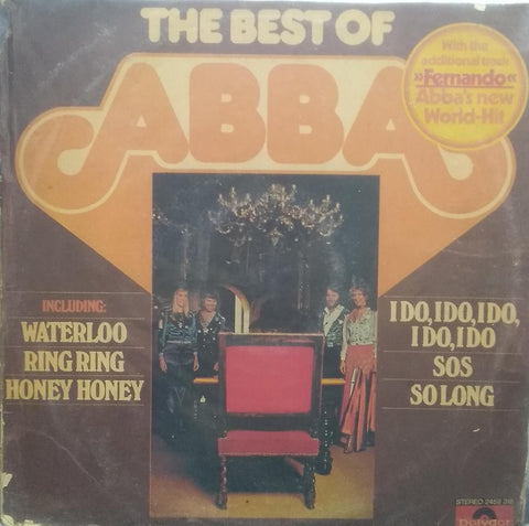 "THE BEST OF ABBA" English vinyl LP