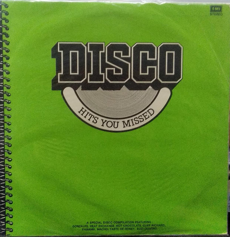 "Disco Hits You Missed" — disco LP vinyl record cover