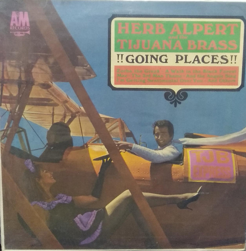"Going Places Herb Alpert And The Tijuana Brass" — LP vinyl record cover