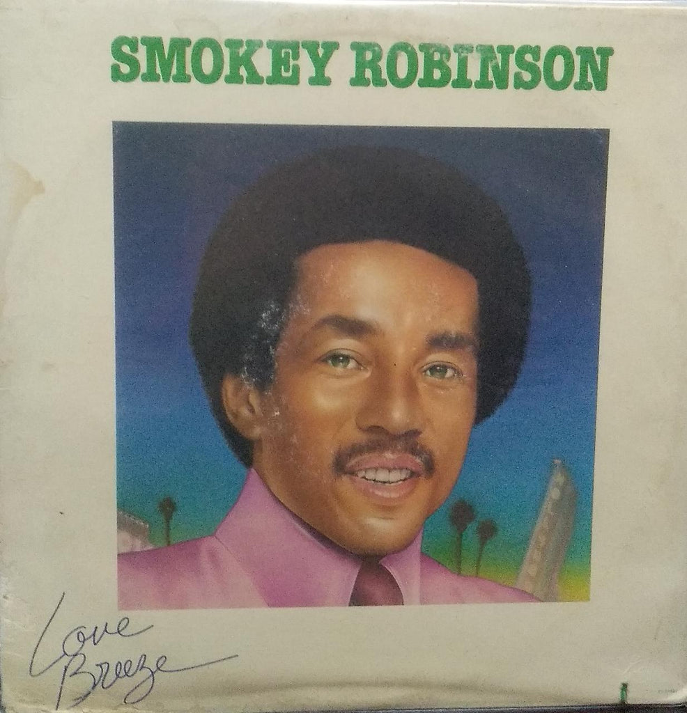 "LOVE BREEZE SMOKEY ROBINSON" English vinyl LP