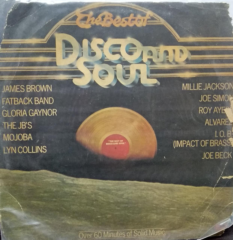 "The Best Of Disco And Soul" — disco LP vinyl record cover