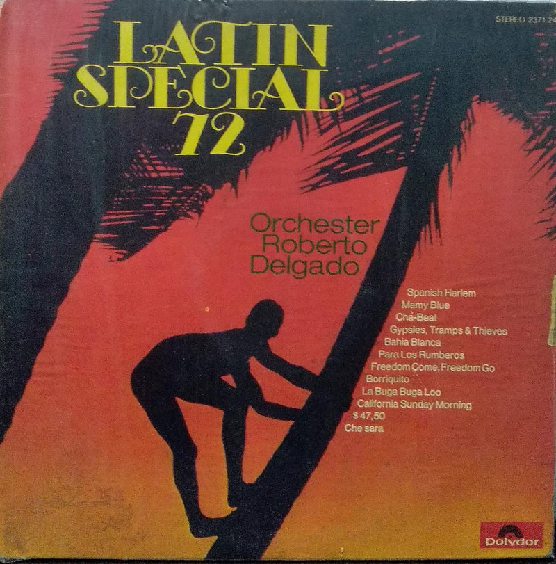 "Jatin Special 72 Orchester Roberto Delgado" — LP vinyl record cover