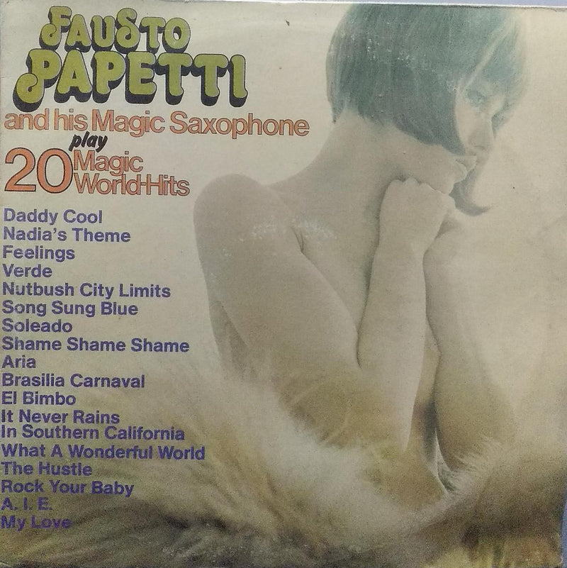"Fausto Papetti And His Magic Saxophone" — LP vinyl record cover