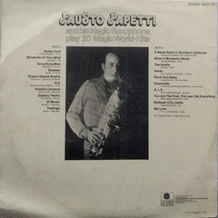 "FAUSTO PAPETTI AND HIS MAGIC SAXOPHONE" English vinyl LP