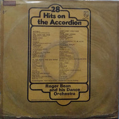 "28 HITS ON THE ACCORDION ROGER BEAN AND HIS DANCE ORCHESTRA" English vinyl LP