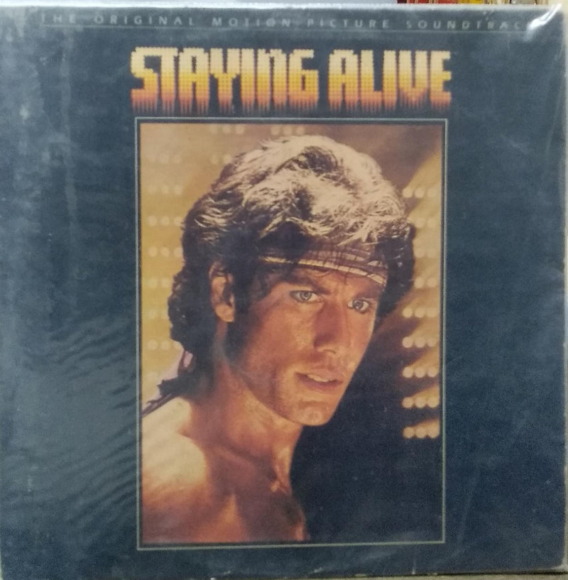 "Staying Alive" — LP vinyl record cover