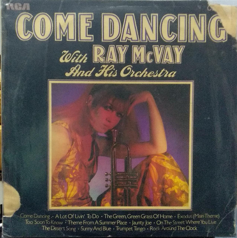 "Come Dancing With Ray Mcvay And His Orchestra" — LP vinyl record cover