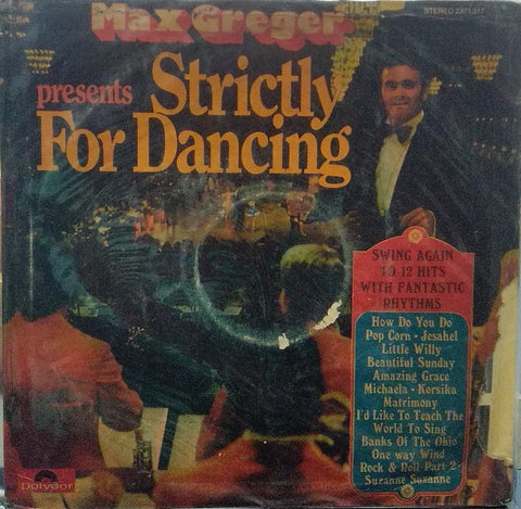 "MAX GREGER STRICTLY FOR DANCING" English vinyl LP