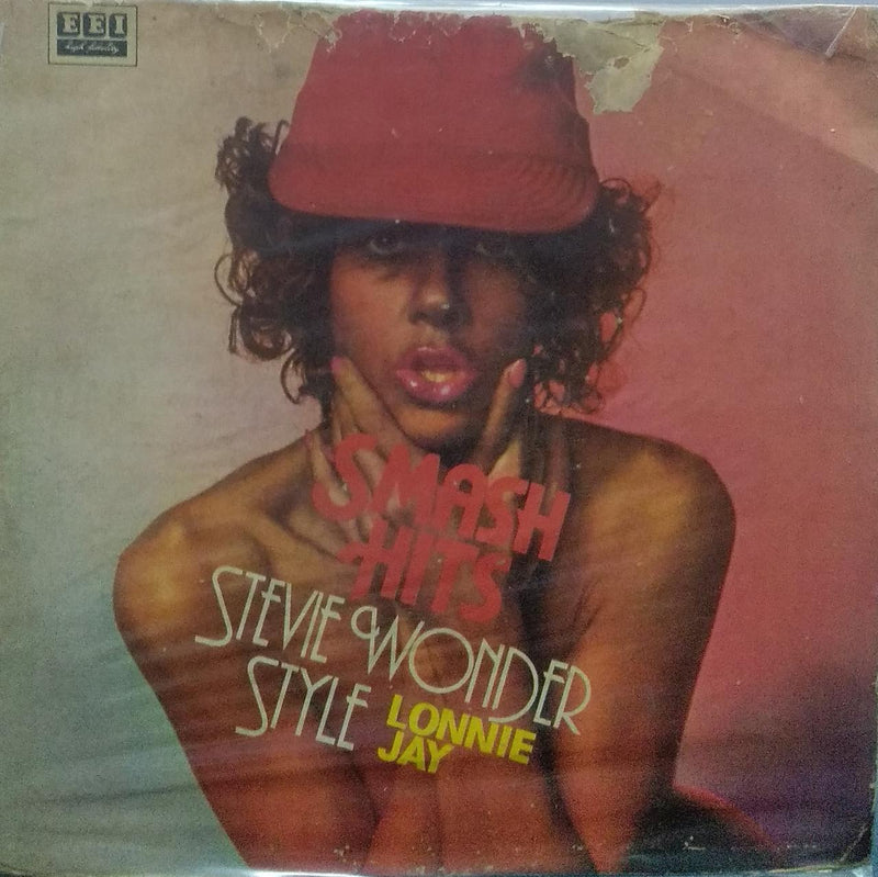 "Stevie Wonder Style Lonnie Jay" — LP vinyl record cover